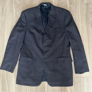 Jos. A. Bank Dark Gray Checkered Blazer